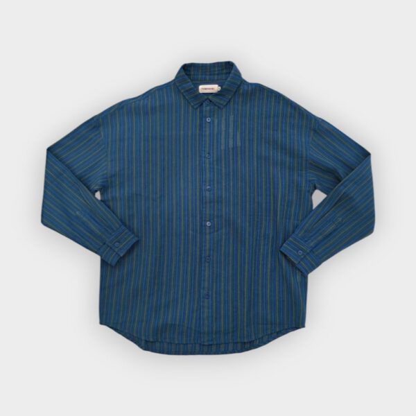 Thinking Mu - Camisa Windsor stripes Haru