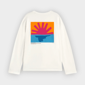 Thinking Mu - Camiseta Mediterranean Sunrise Emilio White