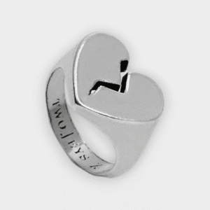 Twojeys - Anillo Broken heart silver