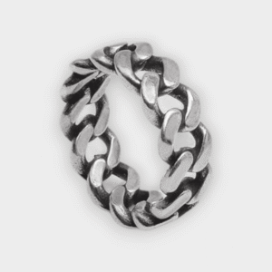 Twojeys - Anillo Cuban silver