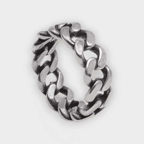 Twojeys - Anillo Cuban silver