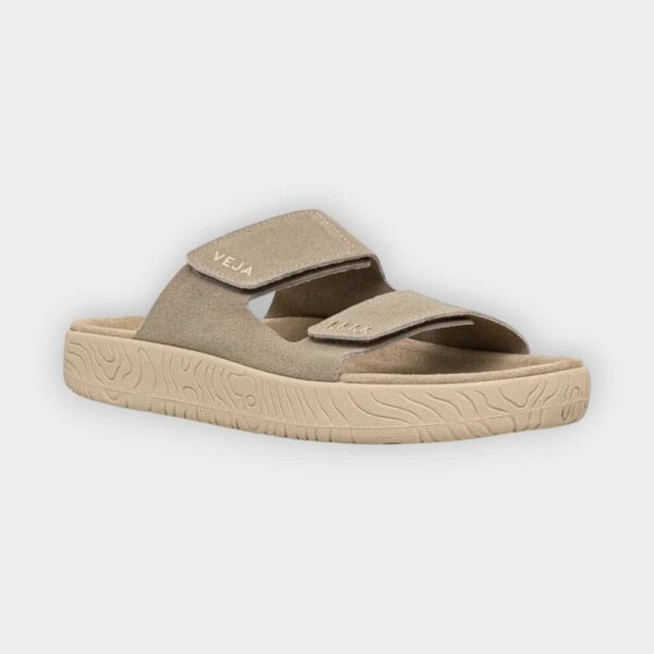 Veja - Sandalias Etna suede taupe almond