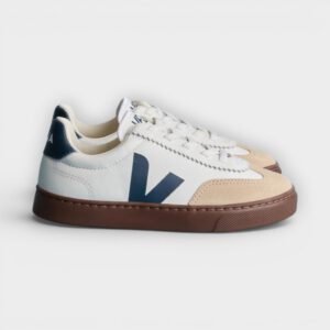 Veja - Zapatillas infantiles Small Volley Leather White Nautico Bark