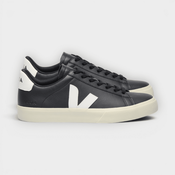 Veja - Zapatillas Campo Leather Black White