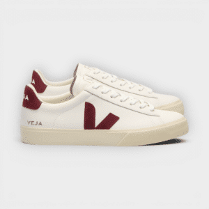 Veja - Zapatillas Campo Leather White Grenat