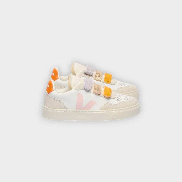 Veja Kids - Zapatillas V-90 leather multico white petale