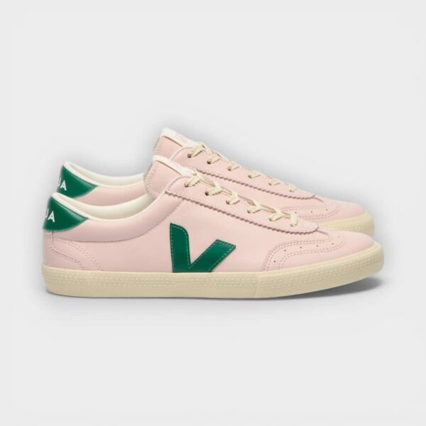 Veja - Zapatillas Volley Leather Petale Golf Calcaire