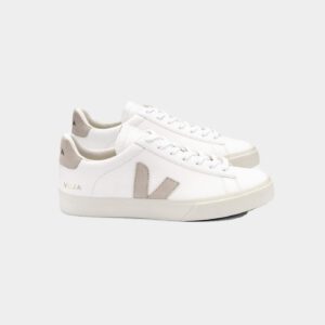Veja - Zapatillas Campo chromefree leather extra white natural suede
