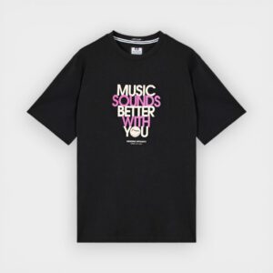 Weekend Offender - Camiseta Bangalter Graphic T-Shirt Black