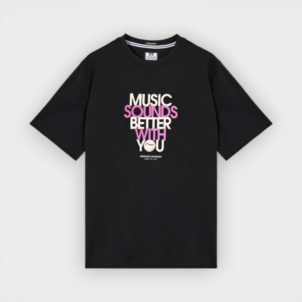 Weekend Offender - Camiseta Bangalter Graphic T-Shirt Black