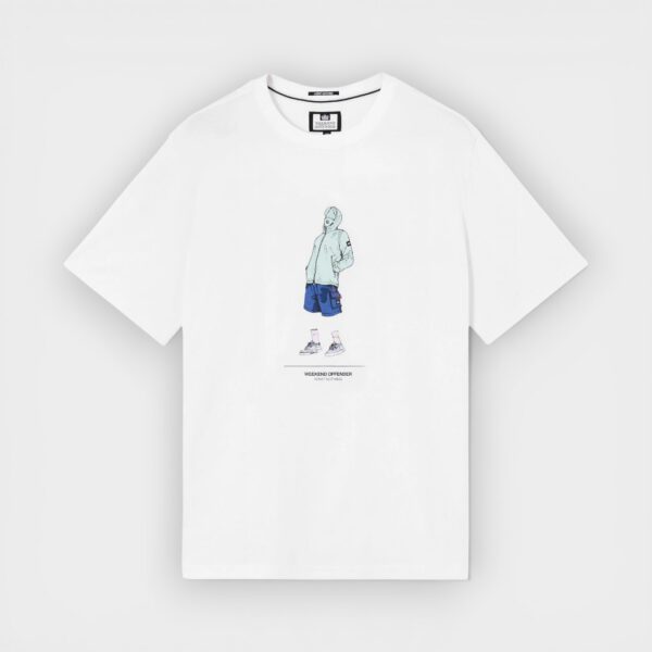 Weekend Offender - Camiseta Drarga Graphic T-Shirt White