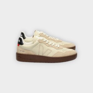 Veja - Zapatillas V-90 leather pierre almond black