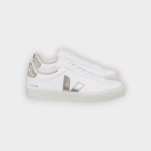 Veja - Zapatillas Campo chromefree leather white platine