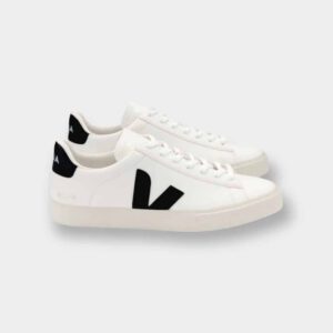 Veja - Zapatillas Campo chromefree leather white black