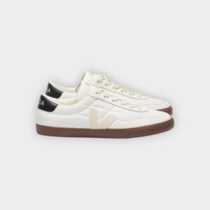 Veja - Zapatillas Panenka leather white black bark