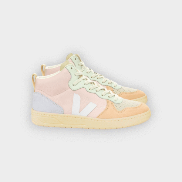Veja - Zapatillas V-15 leather petale white multico