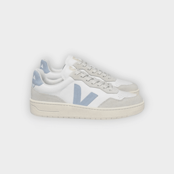 Veja - Zapatillas V-90 leather white steel