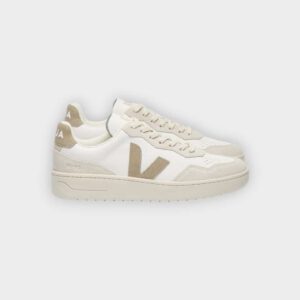 Veja - Zapatillas V-90 leather white taupe
