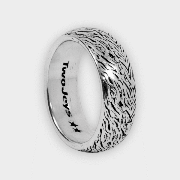 Twojeys - Anillo Zebra ring silver