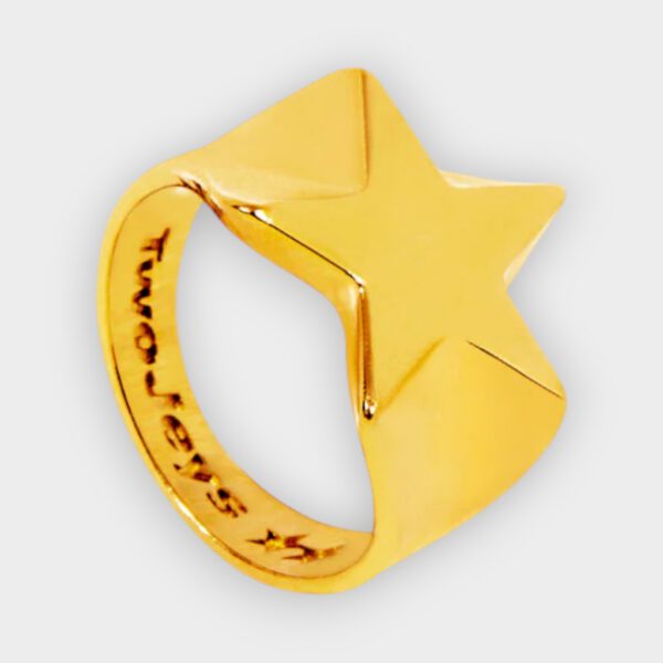 Twojeys - Anillo Shooting Star gold