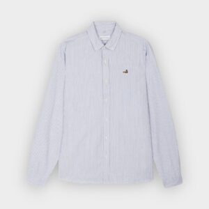 Edmmond - Camisa BD striped Duck edition plain navy