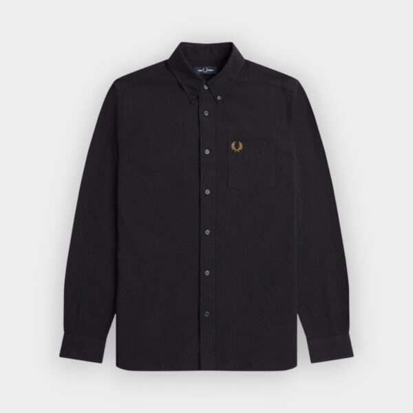 Fred Perry - Camisa Oxford negra