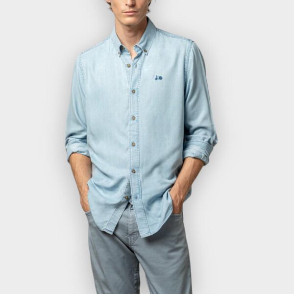 Scotta 1985 - Camisa Tencel denim claro