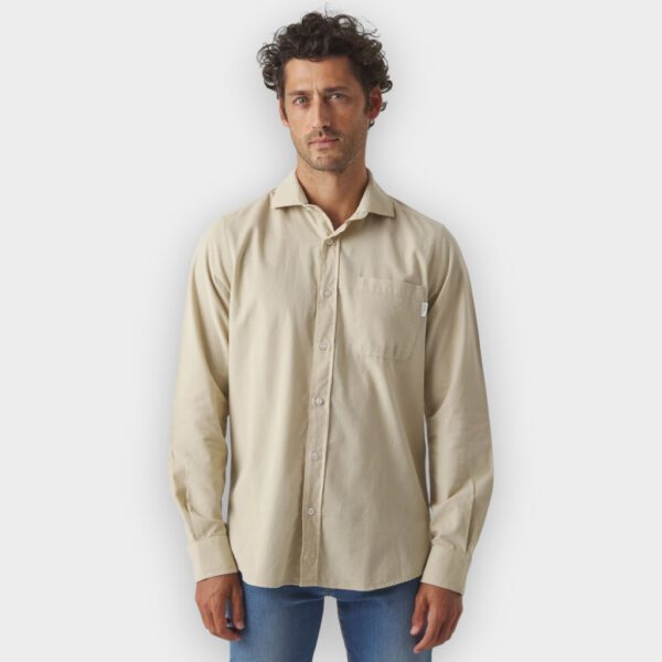 Scotta 1985 - Camisa Wood pocket beige