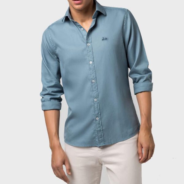Scotta 1985 - Camisa Denim Estructura Indigo