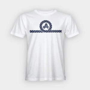 Amarras - Camiseta orgánica Leeward blanca