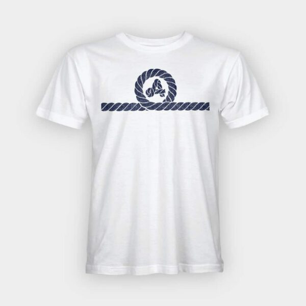 Amarras - Camiseta orgánica Leeward blanca
