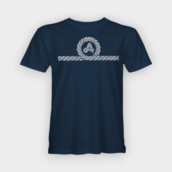 Amarras - Camiseta orgánica Windward azul marino