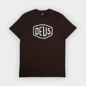 Deus Ex Machina - Camiseta Shield choc brown