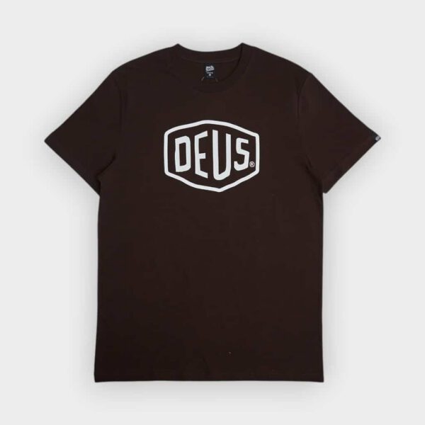 Deus Ex Machina - Camiseta Shield choc brown