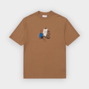 Edmmond - Camiseta Avant garde plain brown