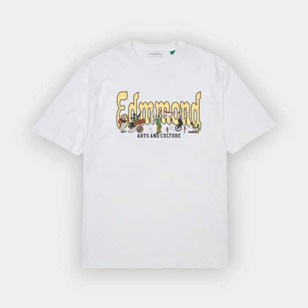Edmmond - Camiseta Domino plain white