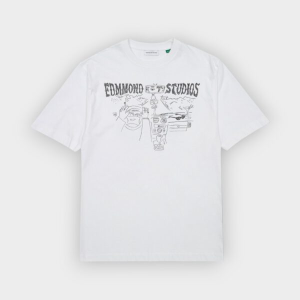 Edmmond - Camiseta Fresh Classics plain white