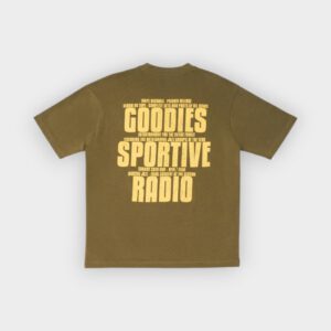 Goodies Sportive - Camiseta Sportive Radio khaki