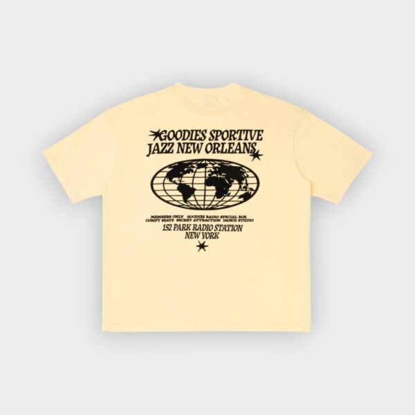 Goodies Sportive - Camiseta Radio station yellow