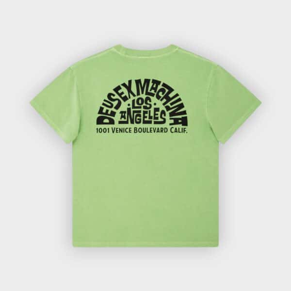Deus Ex Machina - Camiseta Los Angeles Address Tee Parrot Green
