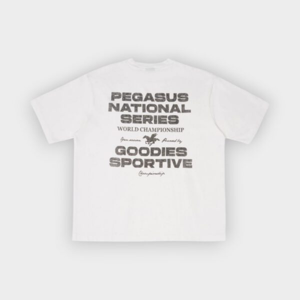 Goodies Sportive – Camiseta Pegasus series white