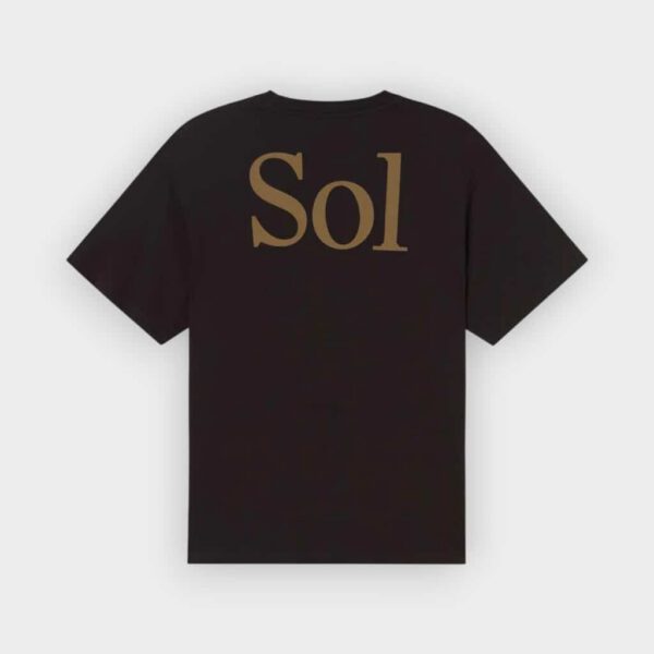 Thinking Mu - Camiseta negra Sol type espalda Aaron