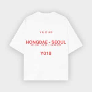 Yuxus - Camiseta acorn Hongdae white