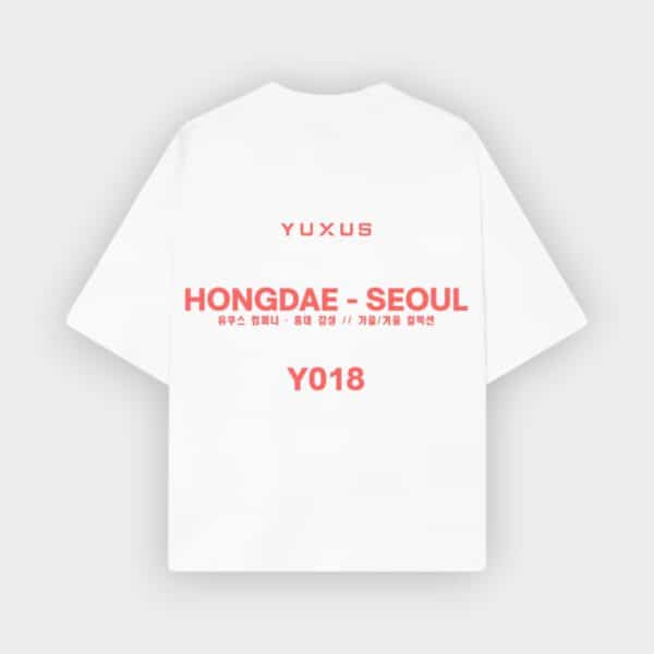 Yuxus - Camiseta acorn Hongdae white