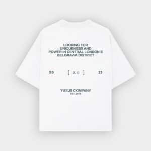 Yuxus - Camiseta ash Belgrave white