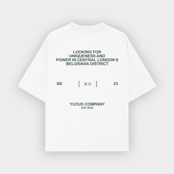 Yuxus - Camiseta ash Belgrave white