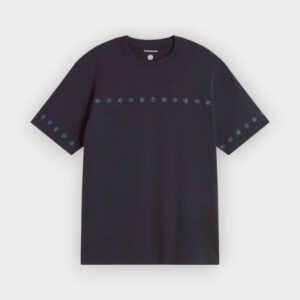Thinking Mu - Camiseta navy bordada Aaron