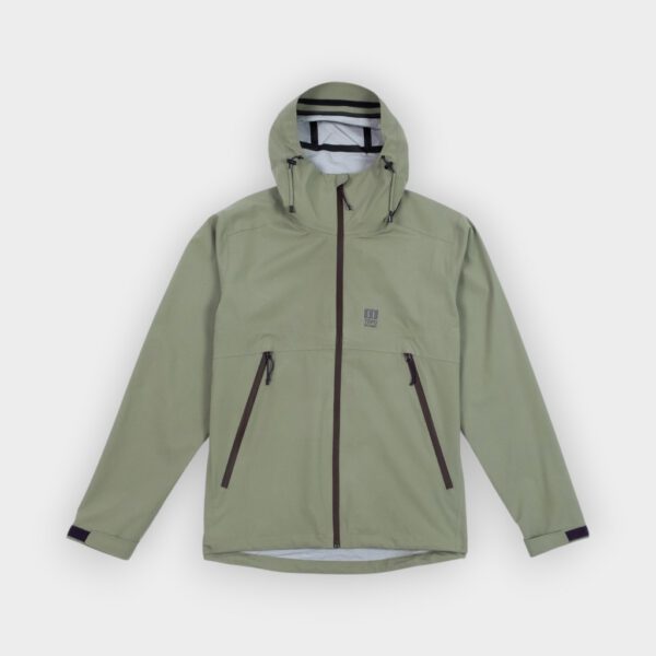 Topo Designs - Chaqueta impermeable Global oil green