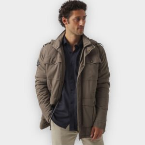 Scotta 1985 - Chaqueta Sahariana pockets Beige