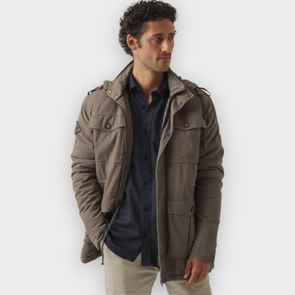 Scotta 1985 - Chaqueta Sahariana pockets Beige